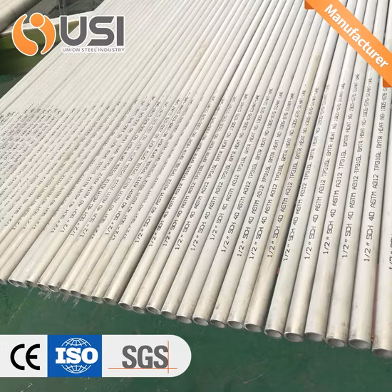 이중 스테인레스 스틸 파이프 재고 있음 (SS304 SS316 S31803 S32750 2205 2507)