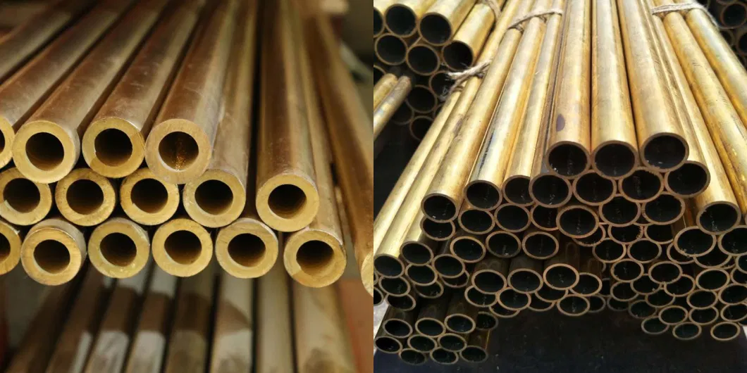 Seamless Copper Brass Coil Nickel Cuzn10 Cu70ni30 C22000 H90 Alloy Sheet Hard Brass Tube Straight Brass Pipe for Water/Refrigeration