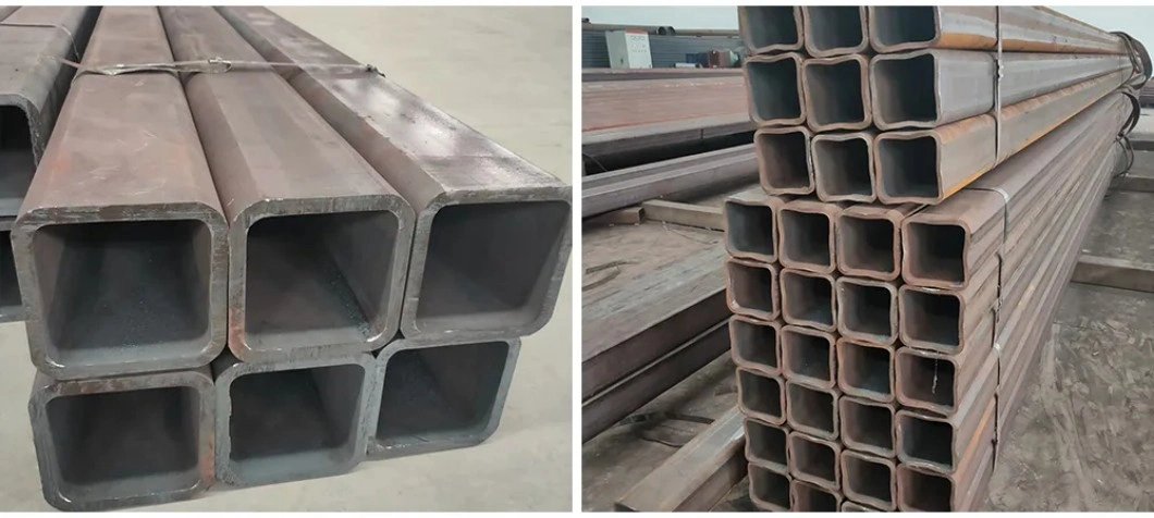 Steel Square Pipe Black Steel Pipe Carbon Steel Seamless Square Steel Pipe for Construction Carbon/Galvanized Steel Pipes